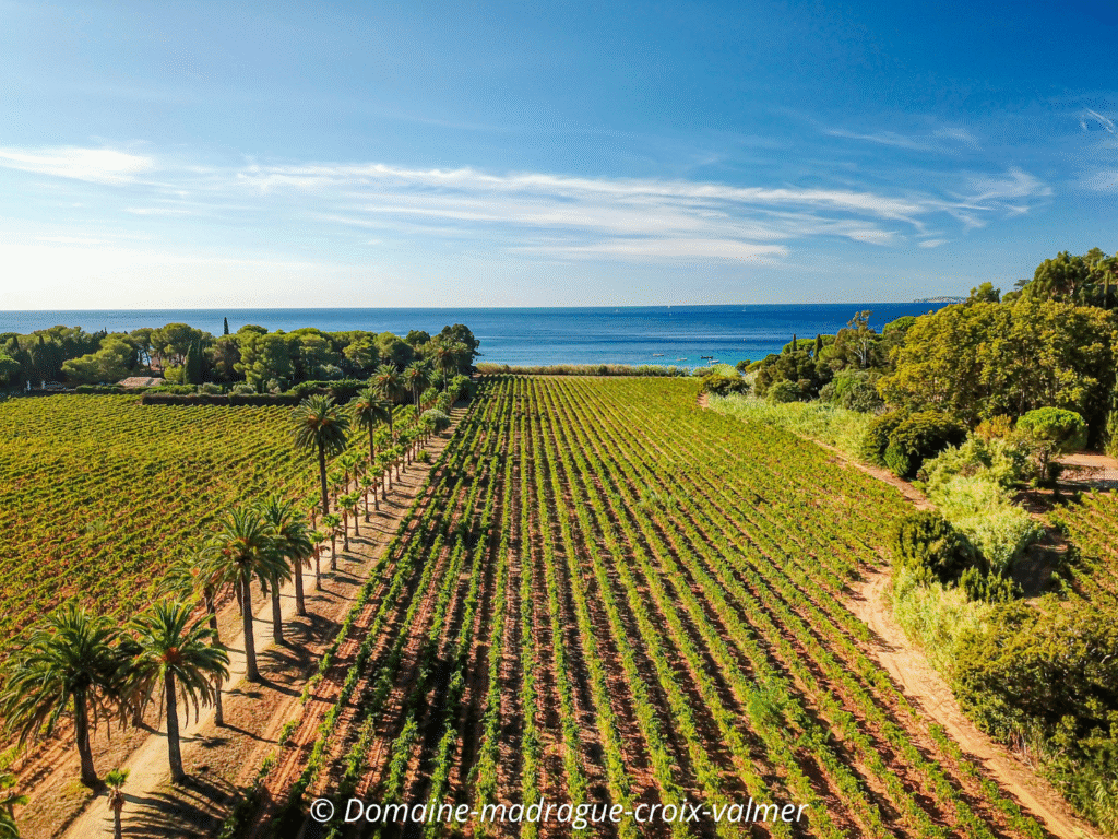 Domaine de la madrague à la Croix Valmer dans le golfe de Saint-Tropez
