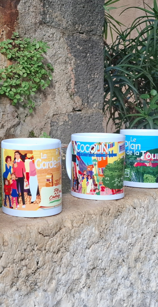 Mugs garde-freinet, cogolin et le plan de la tour