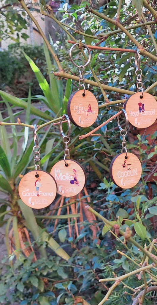 Porte clé rayol-canadel sur mer, la mole, la garde-freinet, cogolin et le plan de la tour